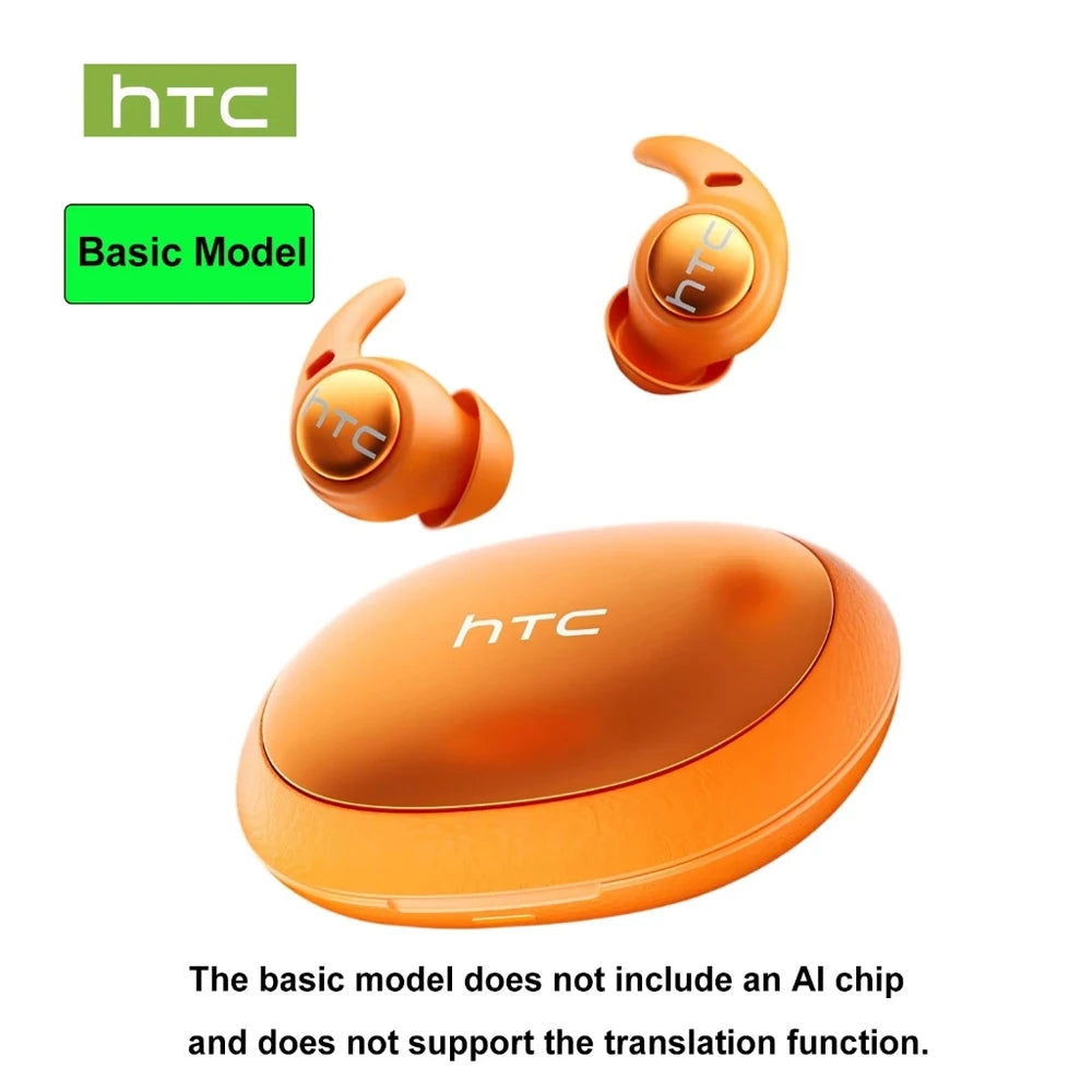 Sleeping Earphones HTC NE76 AI Translation Earbuds Wireless Bluetooth Noise Reduction HIFI Music Stereo Sound Headphones