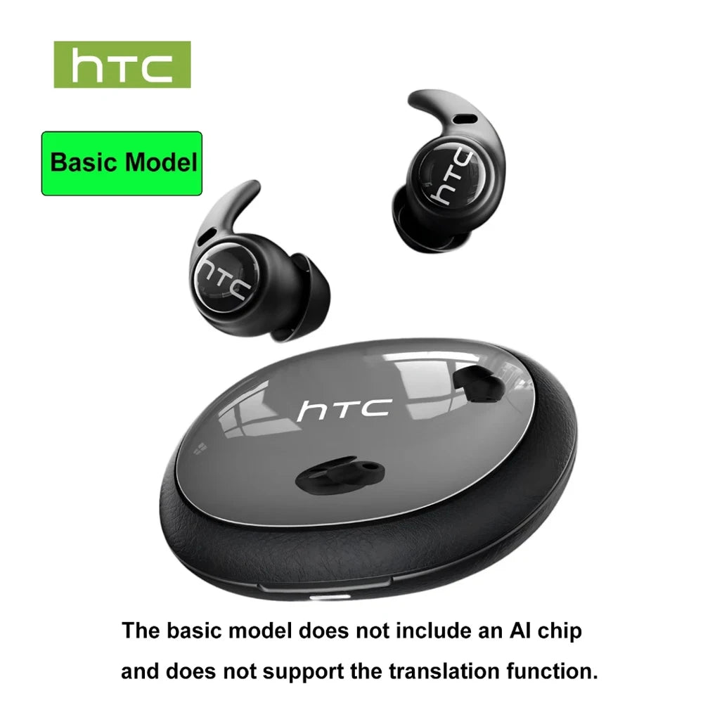 Sleeping Earphones HTC NE76 AI Translation Earbuds Wireless Bluetooth Noise Reduction HIFI Music Stereo Sound Headphones